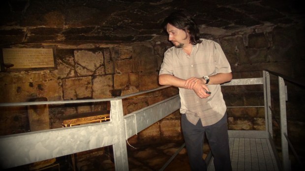 Simon Peter Sutherland at the Mamertine Prison, Rome © 2014